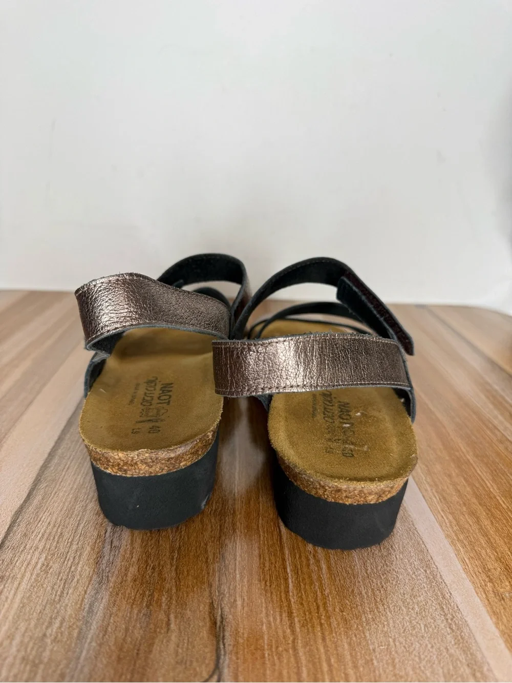Naot Kayla Sandals Womens Size 40 US 9 Radiant Copper Leather Adjustable Strap